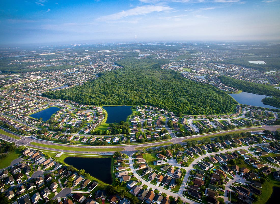 Kissimmee, FL Location - Aerial View of Kissimmee, Florida